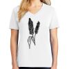 1-DAY RUSH NO MINIMUM Ladies V-Neck Short Sleeve T-Shirt Thumbnail