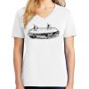 1-DAY RUSH NO MINIMUM Ladies V-Neck Short Sleeve T-Shirt Thumbnail