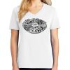 1-DAY RUSH NO MINIMUM Ladies V-Neck Short Sleeve T-Shirt Thumbnail