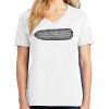 1-DAY RUSH NO MINIMUM Ladies V-Neck Short Sleeve T-Shirt Thumbnail