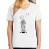 1-DAY RUSH NO MINIMUM Ladies V-Neck Short Sleeve T-Shirt Thumbnail