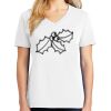 1-DAY RUSH NO MINIMUM Ladies V-Neck Short Sleeve T-Shirt Thumbnail