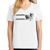 1-DAY RUSH NO MINIMUM Ladies V-Neck Short Sleeve T-Shirt Thumbnail