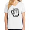 1-DAY RUSH NO MINIMUM Ladies V-Neck Short Sleeve T-Shirt Thumbnail