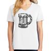 1-DAY RUSH NO MINIMUM Ladies V-Neck Short Sleeve T-Shirt Thumbnail