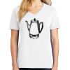 1-DAY RUSH NO MINIMUM Ladies V-Neck Short Sleeve T-Shirt Thumbnail