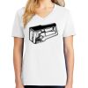 1-DAY RUSH NO MINIMUM Ladies V-Neck Short Sleeve T-Shirt Thumbnail