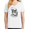 1-DAY RUSH NO MINIMUM Ladies V-Neck Short Sleeve T-Shirt Thumbnail