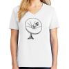 1-DAY RUSH NO MINIMUM Ladies V-Neck Short Sleeve T-Shirt Thumbnail