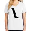 1-DAY RUSH NO MINIMUM Ladies V-Neck Short Sleeve T-Shirt Thumbnail