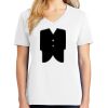 1-DAY RUSH NO MINIMUM Ladies V-Neck Short Sleeve T-Shirt Thumbnail