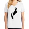 1-DAY RUSH NO MINIMUM Ladies V-Neck Short Sleeve T-Shirt Thumbnail