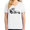 1-DAY RUSH NO MINIMUM Ladies V-Neck Short Sleeve T-Shirt Thumbnail