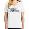 1-DAY RUSH NO MINIMUM Ladies V-Neck Short Sleeve T-Shirt Thumbnail