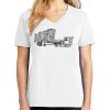 1-DAY RUSH NO MINIMUM Ladies V-Neck Short Sleeve T-Shirt Thumbnail
