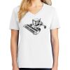 1-DAY RUSH NO MINIMUM Ladies V-Neck Short Sleeve T-Shirt Thumbnail