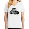 1-DAY RUSH NO MINIMUM Ladies V-Neck Short Sleeve T-Shirt Thumbnail