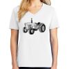 1-DAY RUSH NO MINIMUM Ladies V-Neck Short Sleeve T-Shirt Thumbnail