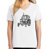 1-DAY RUSH NO MINIMUM Ladies V-Neck Short Sleeve T-Shirt Thumbnail