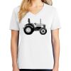 1-DAY RUSH NO MINIMUM Ladies V-Neck Short Sleeve T-Shirt Thumbnail