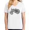 1-DAY RUSH NO MINIMUM Ladies V-Neck Short Sleeve T-Shirt Thumbnail