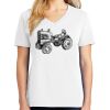 1-DAY RUSH NO MINIMUM Ladies V-Neck Short Sleeve T-Shirt Thumbnail