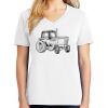 1-DAY RUSH NO MINIMUM Ladies V-Neck Short Sleeve T-Shirt Thumbnail