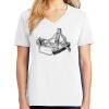 1-DAY RUSH NO MINIMUM Ladies V-Neck Short Sleeve T-Shirt Thumbnail