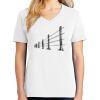 1-DAY RUSH NO MINIMUM Ladies V-Neck Short Sleeve T-Shirt Thumbnail