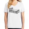 1-DAY RUSH NO MINIMUM Ladies V-Neck Short Sleeve T-Shirt Thumbnail