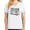 1-DAY RUSH NO MINIMUM Ladies V-Neck Short Sleeve T-Shirt Thumbnail