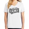 1-DAY RUSH NO MINIMUM Ladies V-Neck Short Sleeve T-Shirt Thumbnail