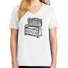 1-DAY RUSH NO MINIMUM Ladies V-Neck Short Sleeve T-Shirt Thumbnail
