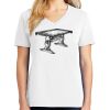 1-DAY RUSH NO MINIMUM Ladies V-Neck Short Sleeve T-Shirt Thumbnail