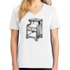 1-DAY RUSH NO MINIMUM Ladies V-Neck Short Sleeve T-Shirt Thumbnail