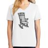 1-DAY RUSH NO MINIMUM Ladies V-Neck Short Sleeve T-Shirt Thumbnail
