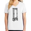 1-DAY RUSH NO MINIMUM Ladies V-Neck Short Sleeve T-Shirt Thumbnail