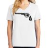 1-DAY RUSH NO MINIMUM Ladies V-Neck Short Sleeve T-Shirt Thumbnail