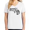 1-DAY RUSH NO MINIMUM Ladies V-Neck Short Sleeve T-Shirt Thumbnail