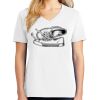 1-DAY RUSH NO MINIMUM Ladies V-Neck Short Sleeve T-Shirt Thumbnail