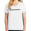 1-DAY RUSH NO MINIMUM Ladies V-Neck Short Sleeve T-Shirt Thumbnail