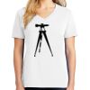 1-DAY RUSH NO MINIMUM Ladies V-Neck Short Sleeve T-Shirt Thumbnail