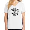 1-DAY RUSH NO MINIMUM Ladies V-Neck Short Sleeve T-Shirt Thumbnail
