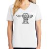 1-DAY RUSH NO MINIMUM Ladies V-Neck Short Sleeve T-Shirt Thumbnail