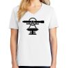 1-DAY RUSH NO MINIMUM Ladies V-Neck Short Sleeve T-Shirt Thumbnail
