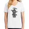 1-DAY RUSH NO MINIMUM Ladies V-Neck Short Sleeve T-Shirt Thumbnail