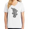 1-DAY RUSH NO MINIMUM Ladies V-Neck Short Sleeve T-Shirt Thumbnail
