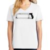 1-DAY RUSH NO MINIMUM Ladies V-Neck Short Sleeve T-Shirt Thumbnail