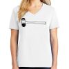 1-DAY RUSH NO MINIMUM Ladies V-Neck Short Sleeve T-Shirt Thumbnail