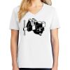 1-DAY RUSH NO MINIMUM Ladies V-Neck Short Sleeve T-Shirt Thumbnail